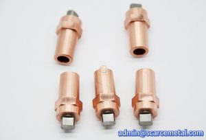 Copper tungsten alloy electrode