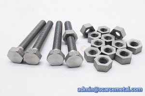 Tungsten nuts and bolts